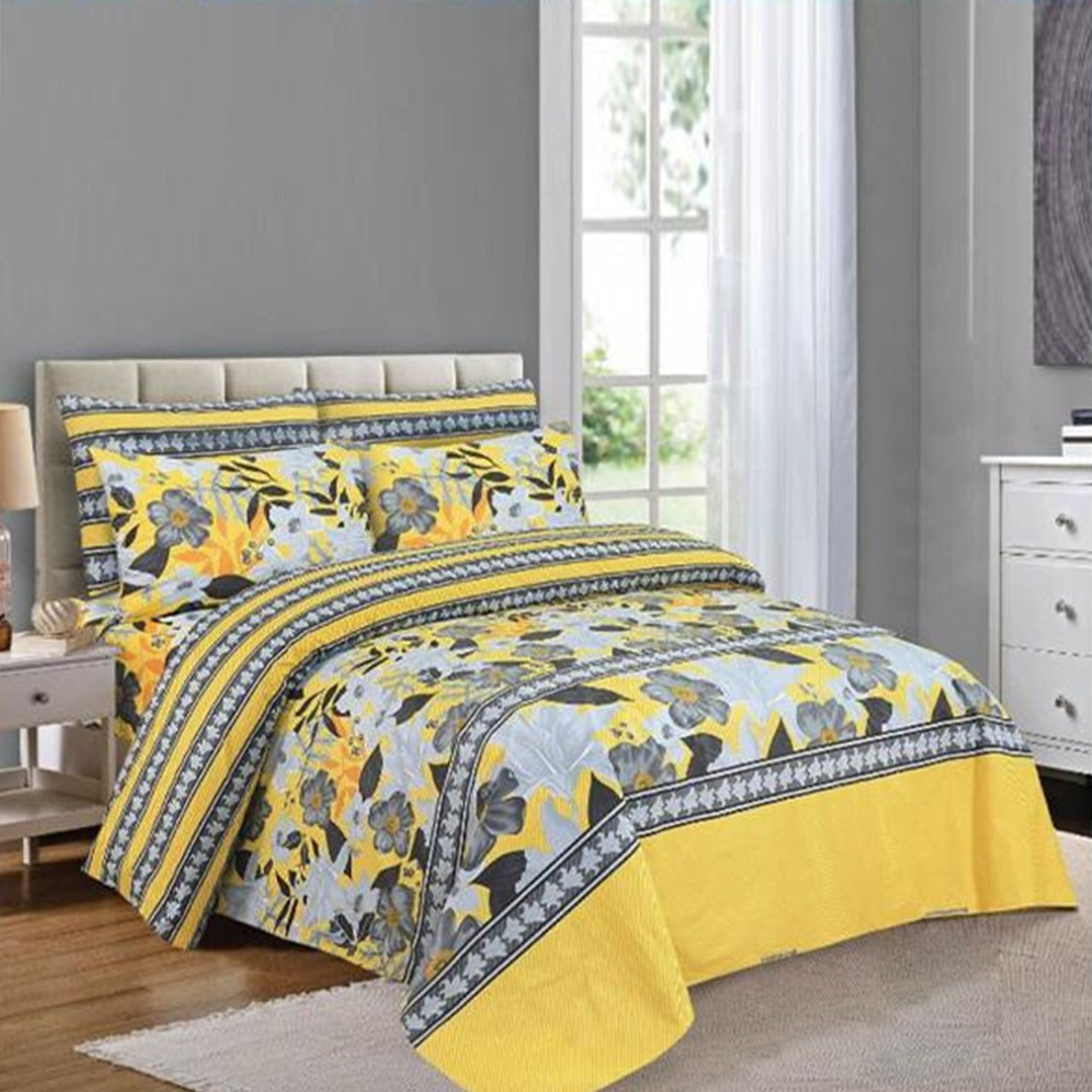 King Size Cotton Comforter Set (6 Pcs) (Design CB – 1002)