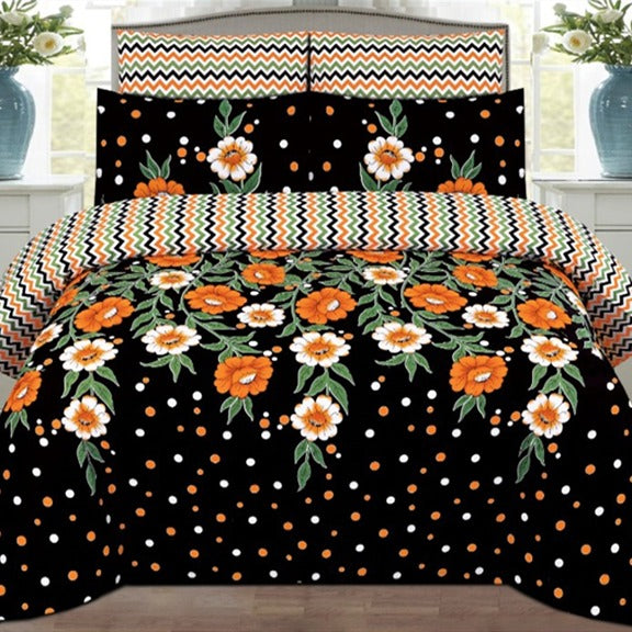 King Size Cotton Comforter Set (6 Pcs) (Design CB – 1003)